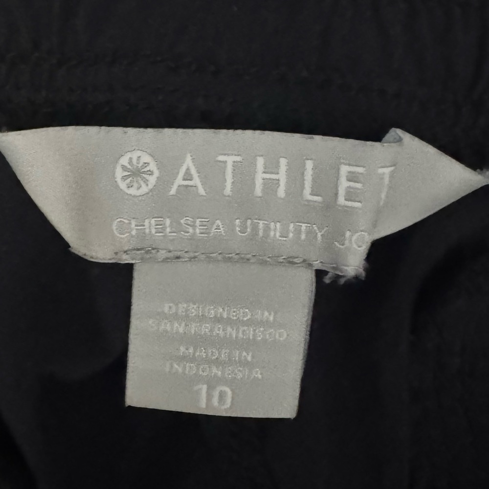 Athleta Chelsea Black Utility Joggers Size 10 - Picture 4 of 5